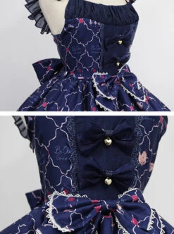 Beauty And Beast Series Printing Classic Lolita Sling Dress -NAUS Lolita Shop 8 500x672 148