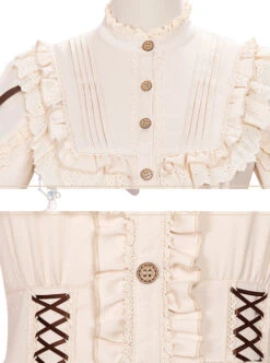 Shepherdess Series Elegant Pastoral Style Classic Lolita Detachable Hem Long Sleeve Dress -NAUS Lolita Shop 8 500x672 220