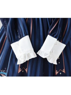 Magic Tea Party Bedtime Book Series OP Classic Lolita Long Sleeve Dress -NAUS Lolita Shop 8 500x672 240