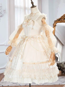 Starry Night Series JSK Special Design Elegant Palace Style Classic Lolita Dress -NAUS Lolita Shop 8 500x672 271