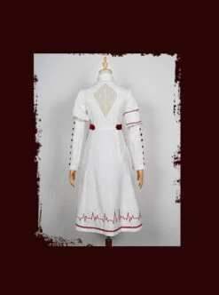 Scarlet Cross Series OP Long Style Blood Printing Halloween Nurse Gothic Lolita Long Sleeve Dress -NAUS Lolita Shop 8 500x672 318