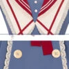 Blue Poetry Series Sailor Collar School Lolita Blue Sleeveless Dress