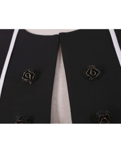 Late Autumn Chapel Retro Gothic Lolita Long Sleeves Dress And Shawl -NAUS Lolita Shop 8 500x672 58