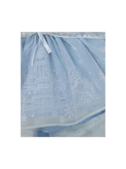 Castle Pattern Decoration Snowflake Sequins Ruched Lace Mesh Trim Classic Lolita Kid Princess Slip Dress -NAUS Lolita Shop 8 500x672 600