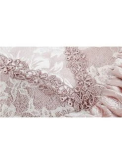 Cherry Nightmare Series Pink Velvet Jacquard Embroidery Metal Cross Design Double-Layer Pleated Lace Gothic Sexy Sling Dress -NAUS Lolita Shop 8 500x672 654