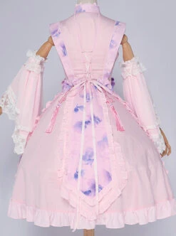 Magic Tea Party Swimming Fish Play Dream Series OP Chinese Style Classic Lolita Stand Collar Dress -NAUS Lolita Shop 9 500x672 128