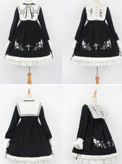 Oath Roses Series OP Gothic Lolita Long Sleeve Dress -NAUS Lolita Shop 9 500x672 207