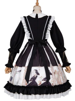 Dark Gold Hymn Series OP Gothic Lolita Long Sleeve Dress -NAUS Lolita Shop 9 500x672 248