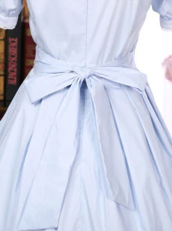 Lapel Bowknot School Lolita Short Sleeve Dress 13 Lapel Bowknot School Lolita Short Sleeve Dress -NAUS Lolita Shop 9 500x672 252