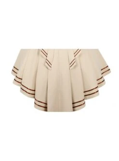 Libra Series OP British Style Solid Color Libra Graphic Printing Irregular Hem Design Classic Lolita Short Sleeve Dress Set -NAUS Lolita Shop 9 500x672 378