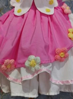 Spring Summer Variety Sakura Cute Three Dimensional Doll Flower Decoration Cosplay Princess Sweet Lolita Kids Sleeveless Dress -NAUS Lolita Shop 9 500x672 423