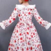 Strawberry Blueberry Printing Children Sweet Lolita Long Sleeve Dress