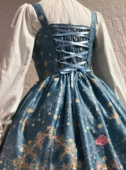 Peacock Cross Series JSK Classic Lolita Sling Dress -NAUS Lolita Shop 9 500x672 95